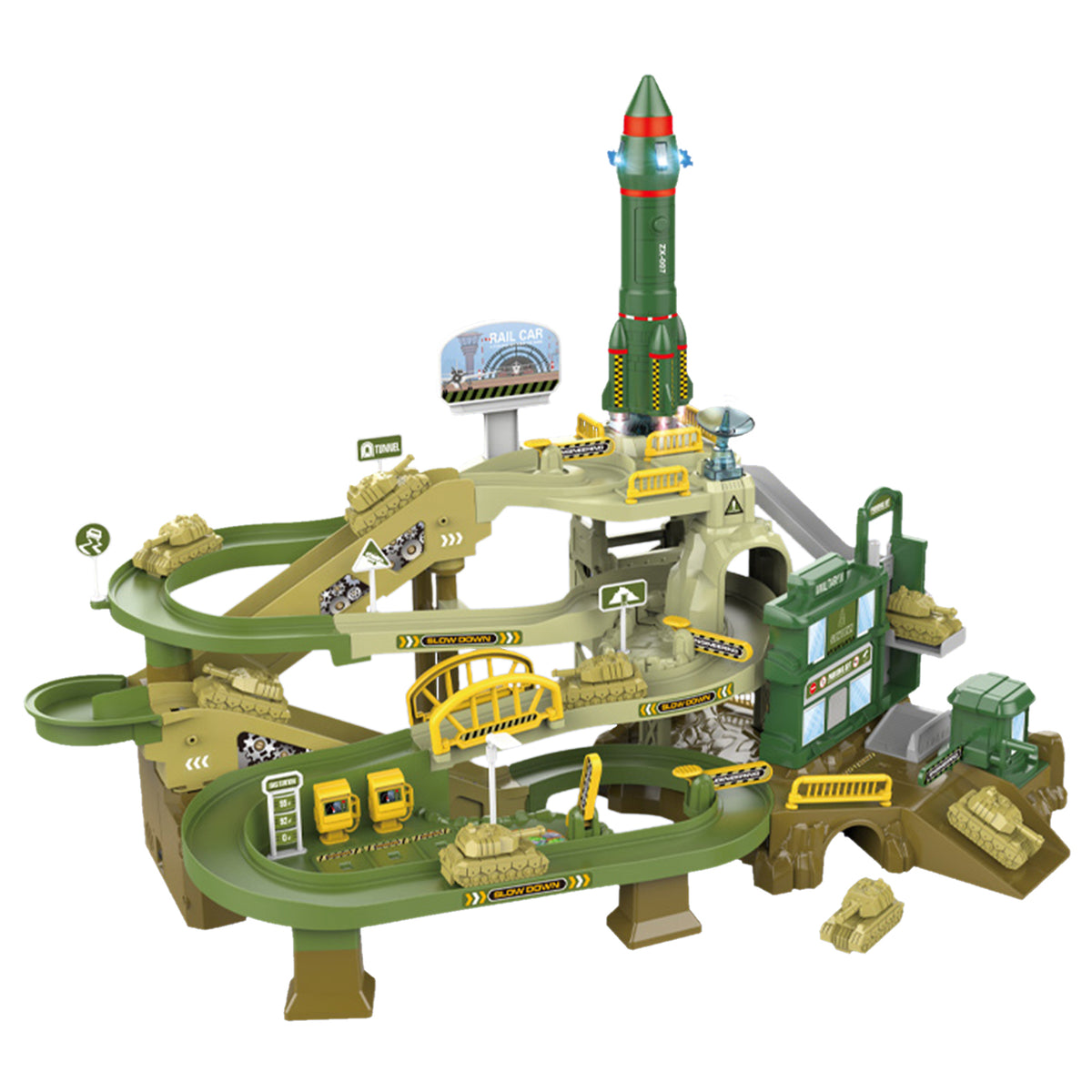 Rocket Base Vehicle Adventure Playset