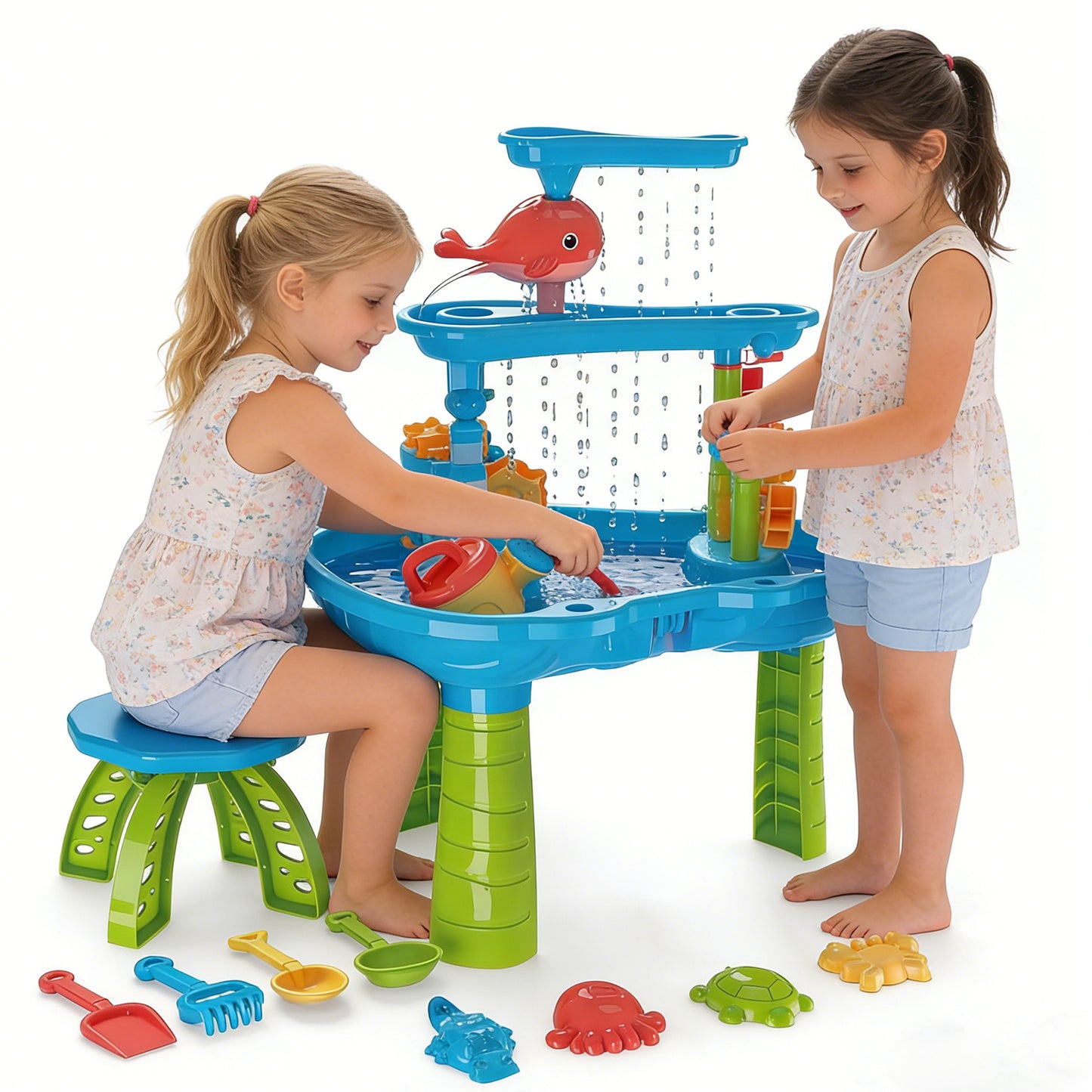 Kids Outdoor Water Play Table for Summer Fun