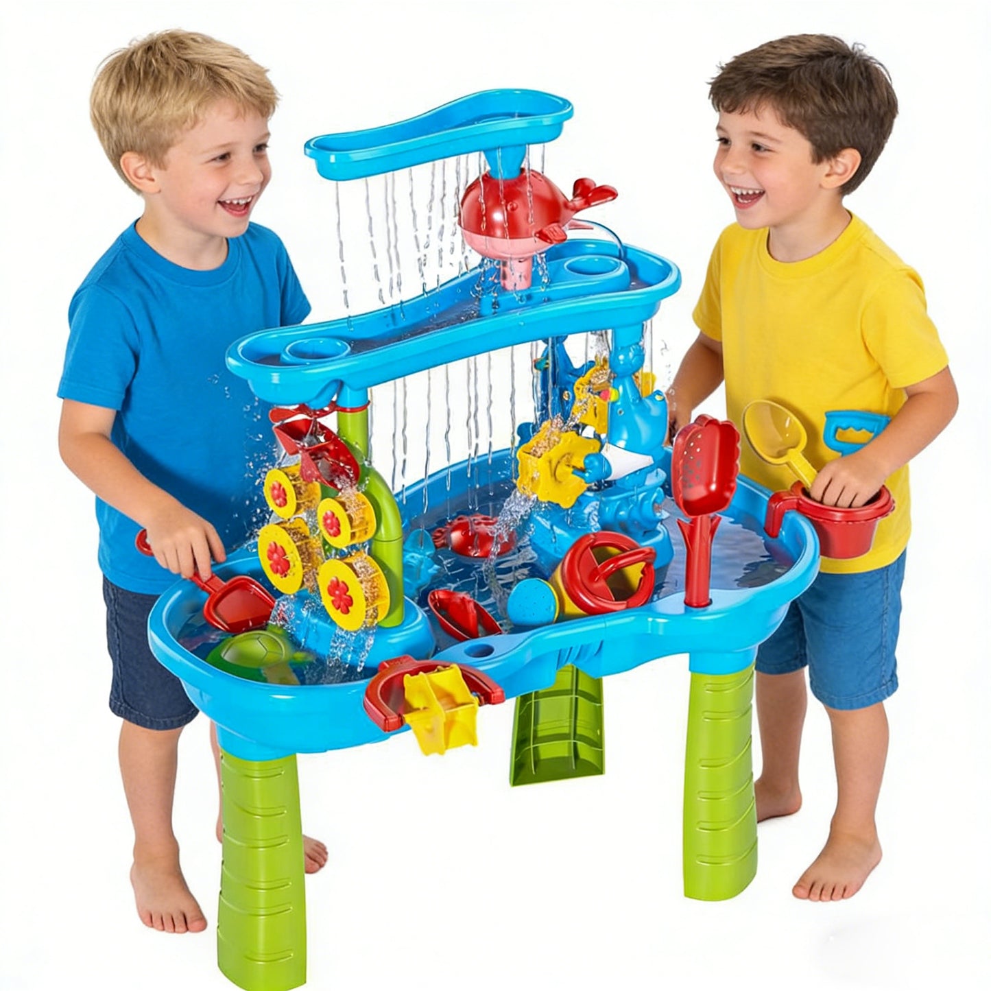 Kids Outdoor Water Play Table for Summer Fun