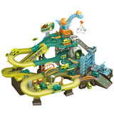 Dinosaur Adventure Parking Garage Track Set