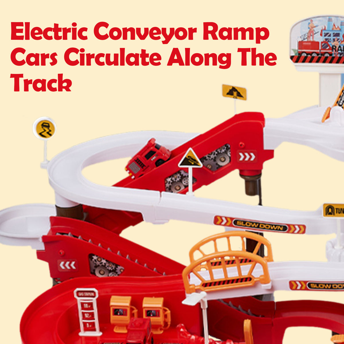 Fire Station Rescue Vehicle Playset