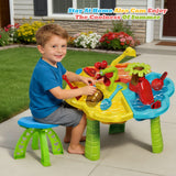 Dual-Sided Water and Sand Activity Table