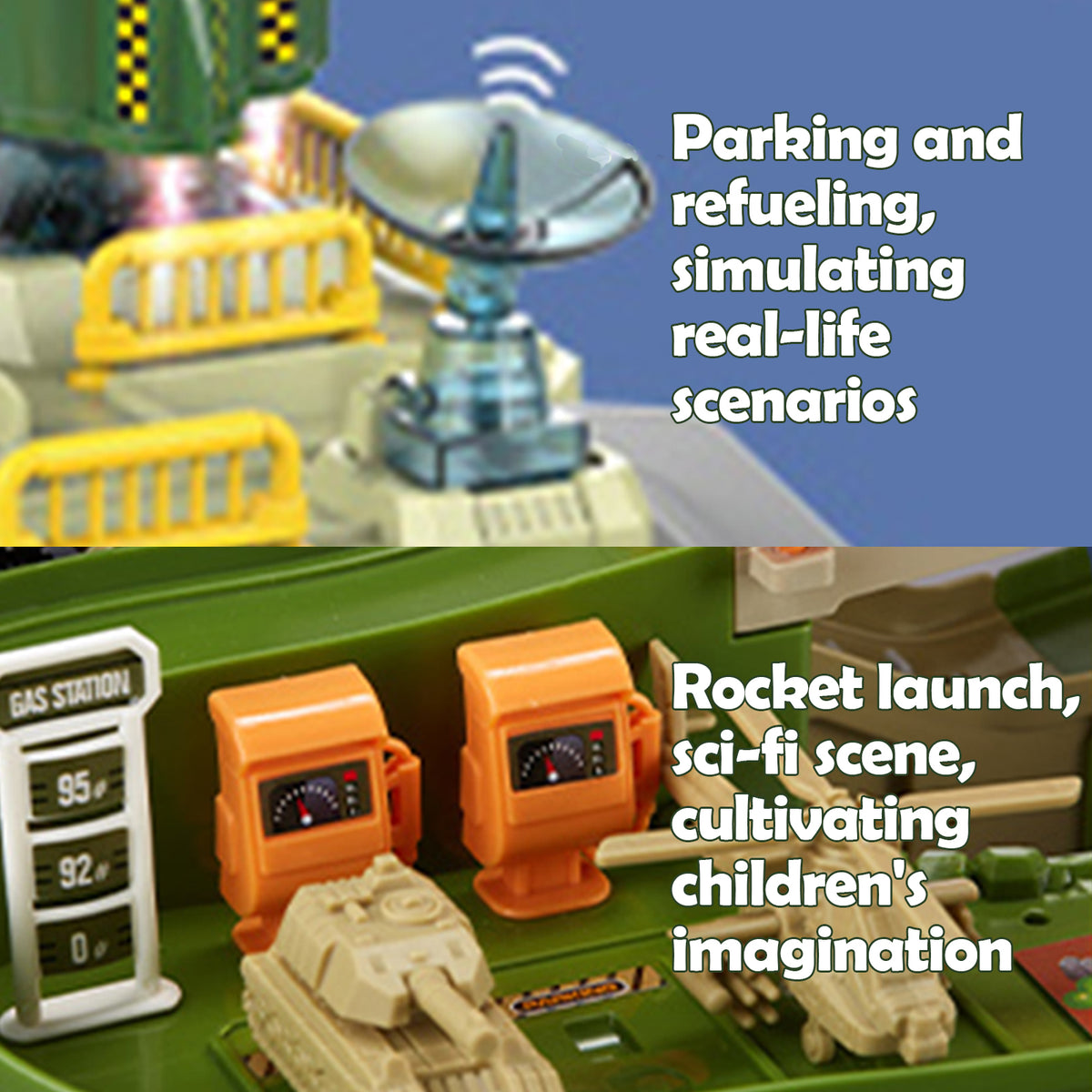 Rocket Base Vehicle Adventure Playset