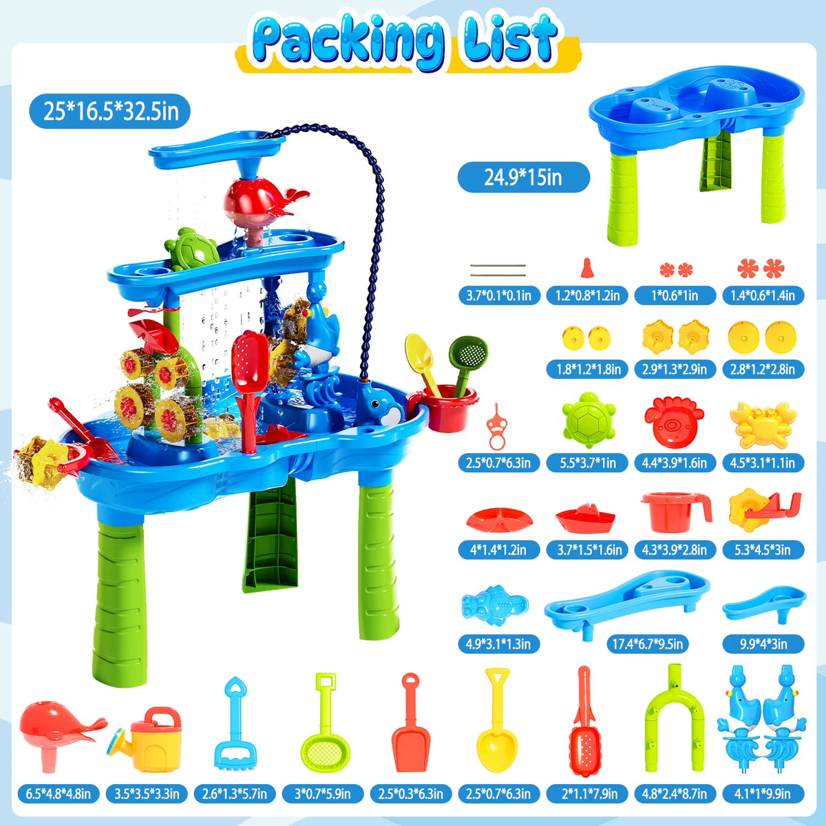Water and Sand Activity Table