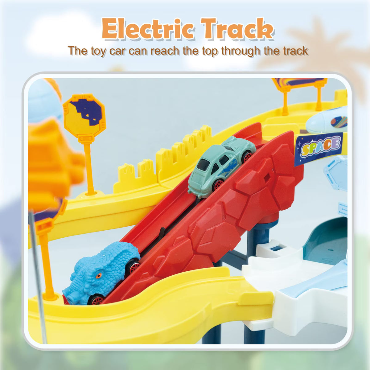 Dinosaur Mountain Road Vehicle Track Set