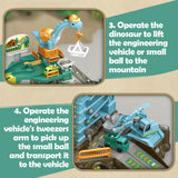 Dinosaur Adventure Parking Garage Track Set
