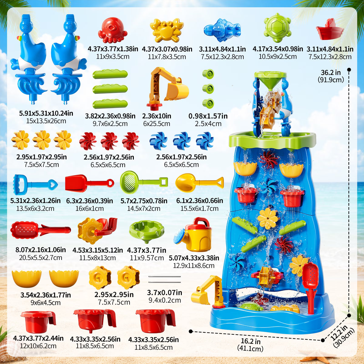 Vertical Waterfall Activity Table