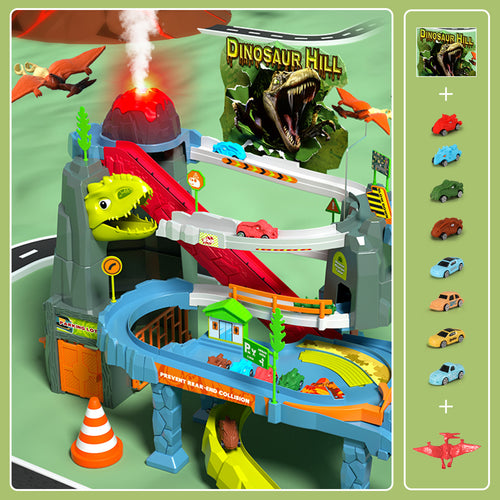 Dinosaur Volcano Adventure Track Set