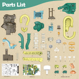 Dinosaur Adventure Parking Garage Track Set
