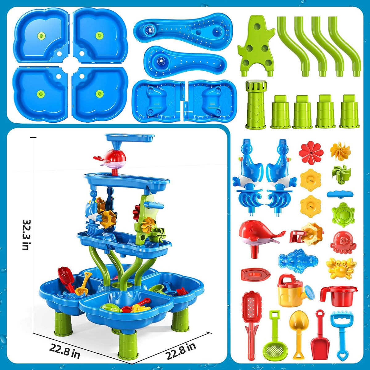 Multi-Level Water and Sand Activity Table