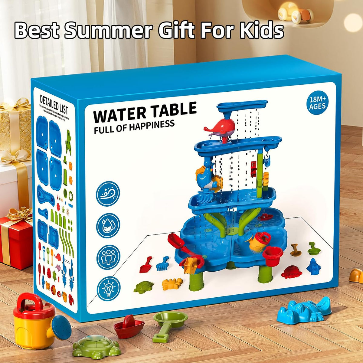 Multi-Level Water and Sand Activity Table