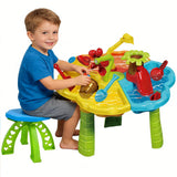 Dual-Sided Water and Sand Activity Table