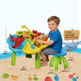 Dual-Sided Water and Sand Activity Table