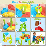 Dual-Sided Water and Sand Activity Table