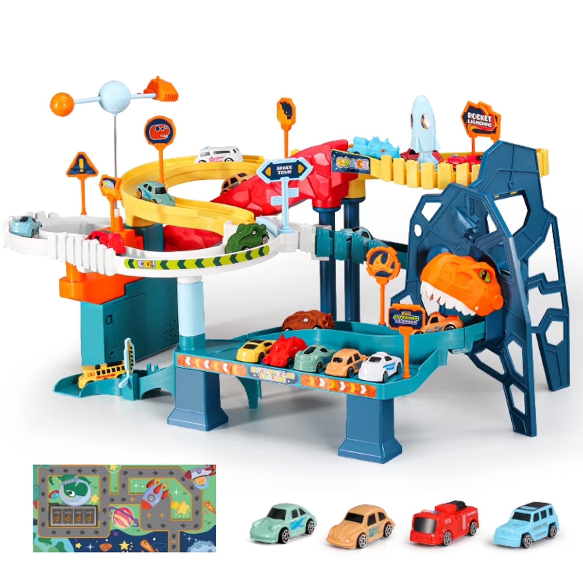 Dinosaur Mountain Road Vehicle Track Set