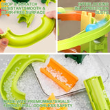 Marble Run Building Blocks Toys for Kids Play Games, 60 Piece marble track Race Playset, Great Creative STEM Toy, Puzzle Construction Game Set for 3 4 5 6 7 8 Year Old Boys Girl