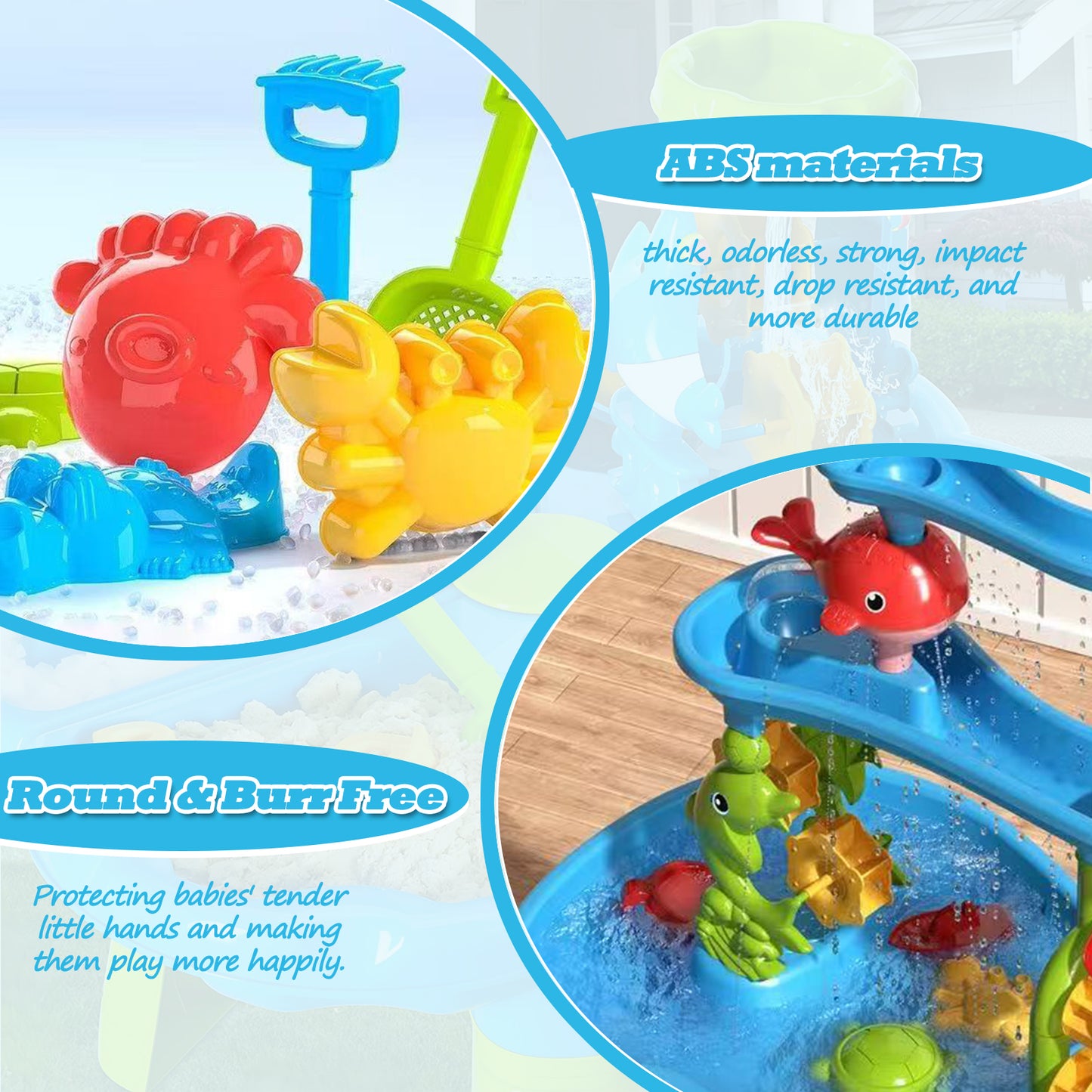 Kids Outdoor Water Play Table for Summer Fun