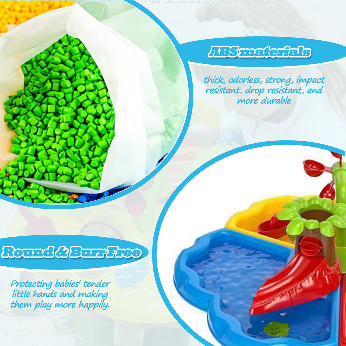Dual-Sided Water and Sand Activity Table