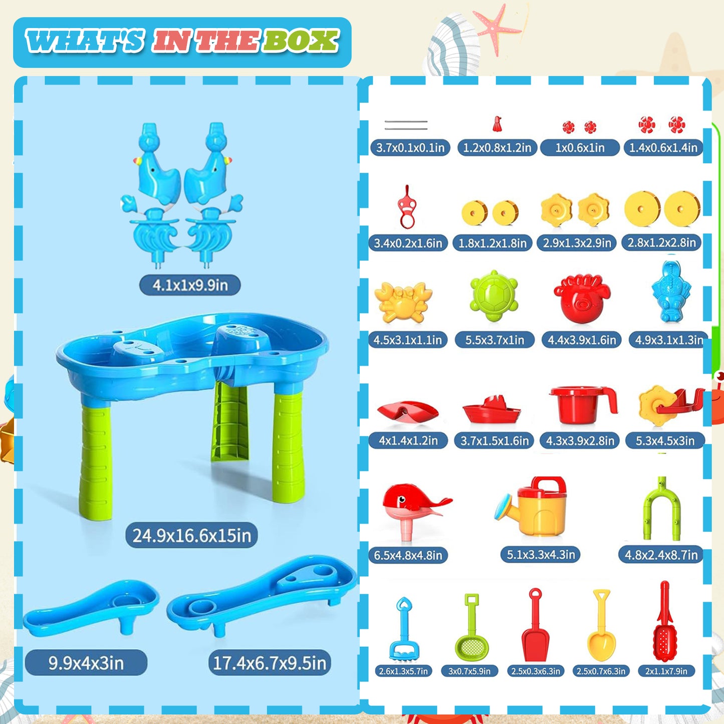 Kids Outdoor Water Play Table for Summer Fun