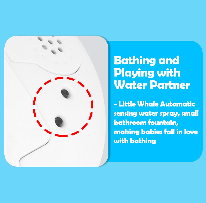 Whale Sprinkler Bath and Water Toy