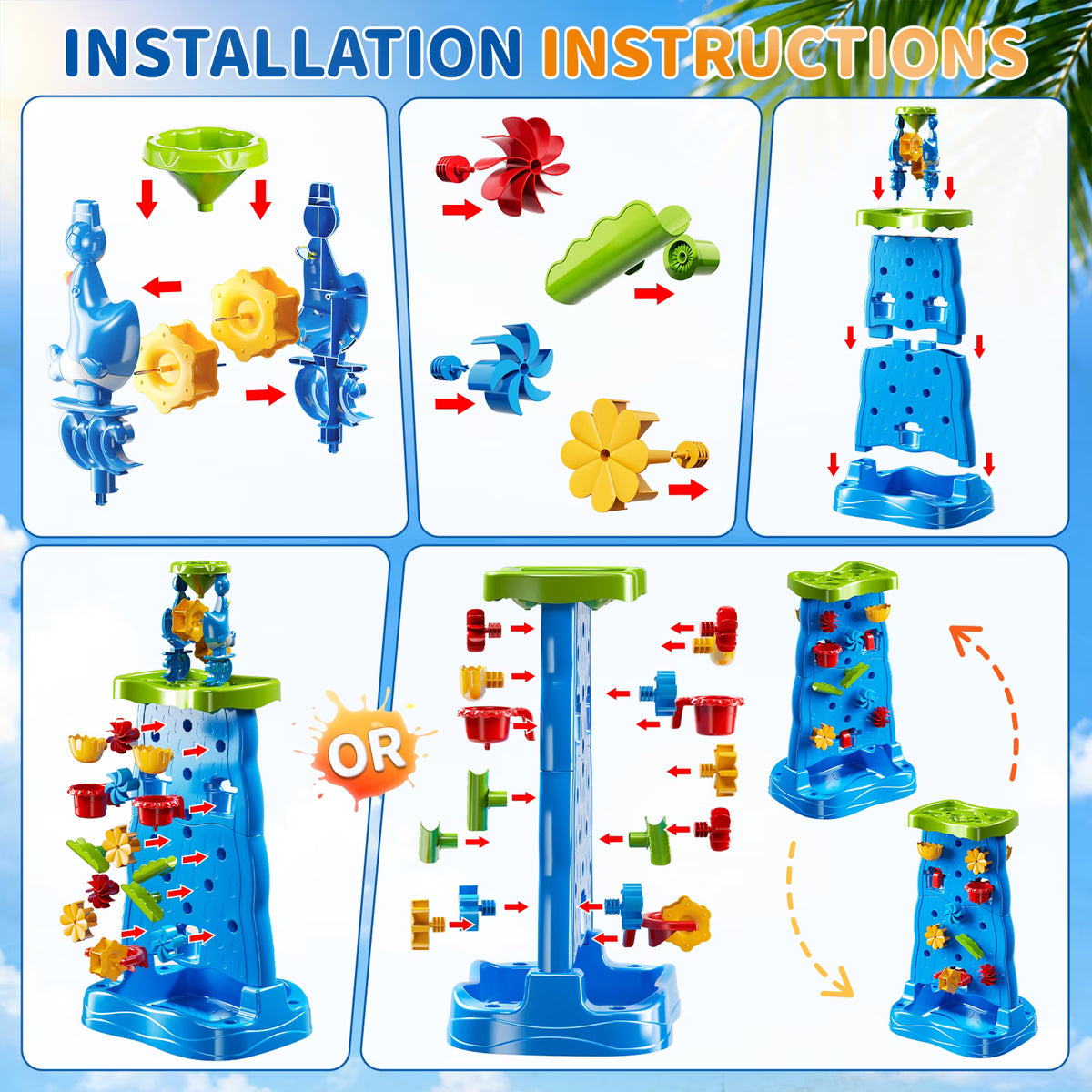 Vertical Waterfall Activity Table