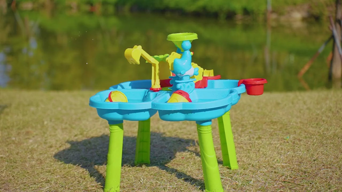 Dual-Sided Water and Sand Activity Table
